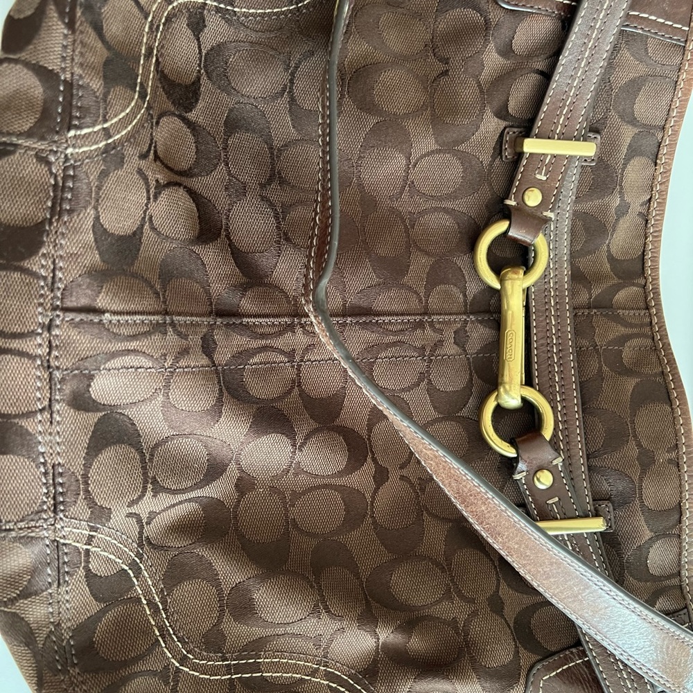 Coach signature purse